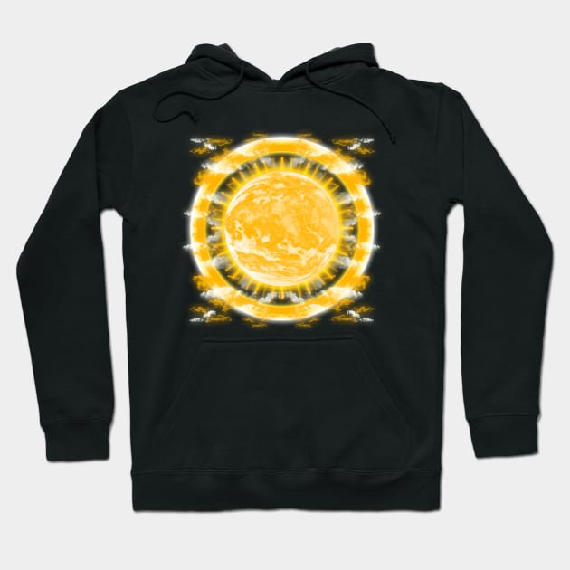 Sunshine and Clouds - Halo Hoodie by ArtsoftheHeart